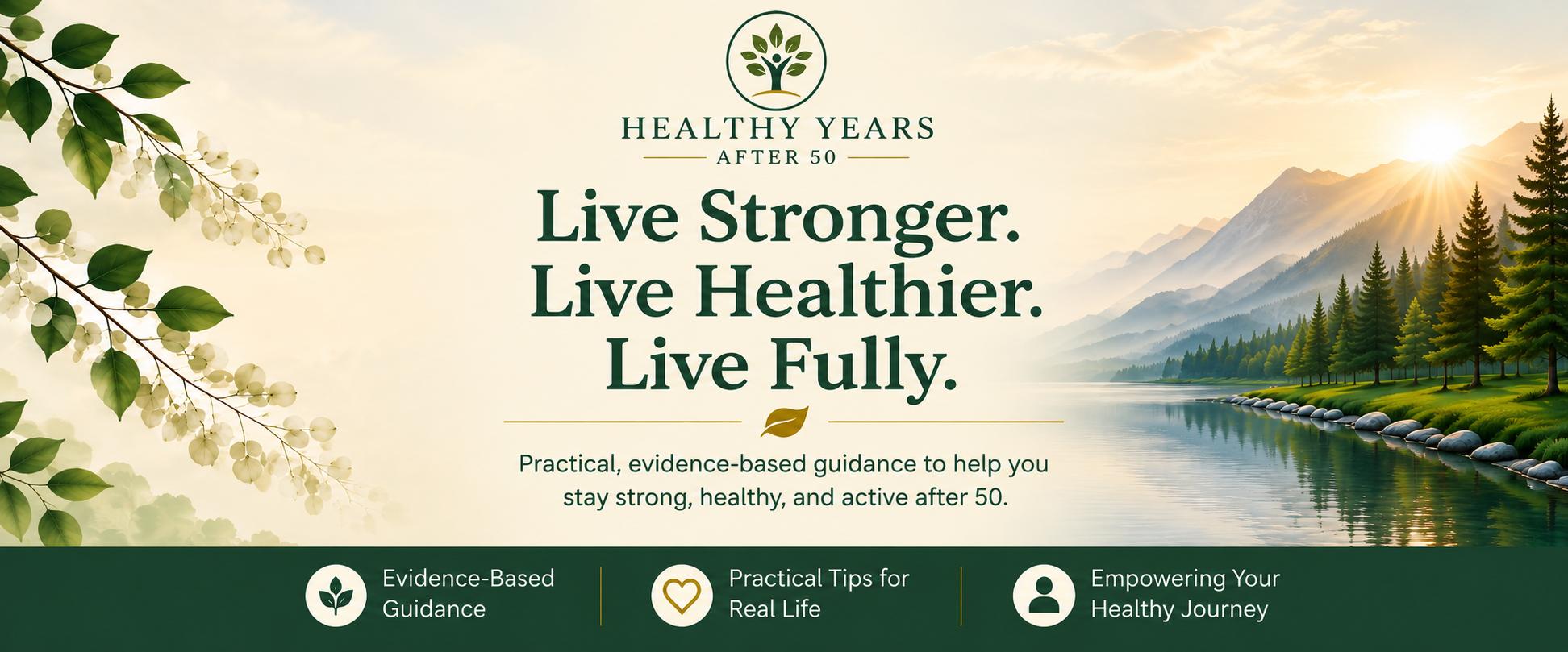 Healthy Years After 50 – Live Stronger, Live Healthier, Live Fully
